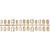 Gold-Plated Orange Snakeskin Press-On Nails: Luxurious Temperament Style with Nail Stickers, High-End Pre-Made Tips, 30 Pieces.