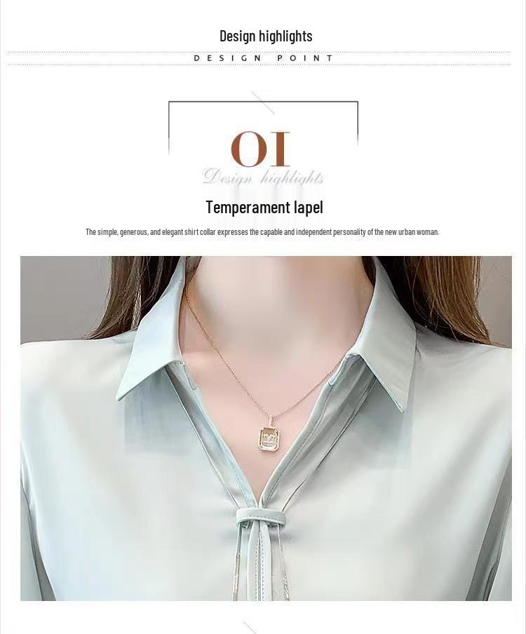 2025 Women's High-End Chic Long-Sleeve Shirt: Loose Fit, Trendy, and Stylish