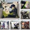 Anime O-Owari No Seraph Pillow Case Short Plush Double-sided Print Square Throw Pillow Covers Sofa Home Cushion Decor