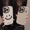 Simple Graffiti Smiley Face Apple 16 Mobile Phone Case Iphone15 Silicone 11 Suitable for 14promax All Inclusive 12 Korean Style