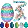 3D Printed Snake Egg and Dragon Egg Toys Fully Articulated Snake Dragon Collection Surprise Simulation Toy Decoration