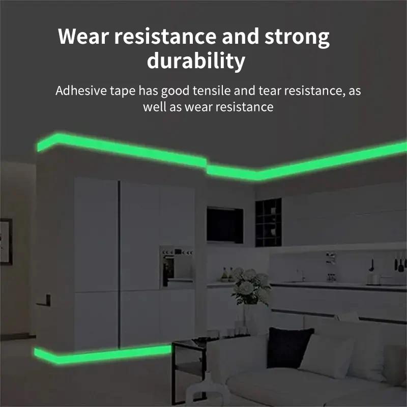 Glow-in-the-dark Tape Night Lasting Fluorescent Paste Decoration Bedroom Room Hallway Luminescent Wall Tape Paste