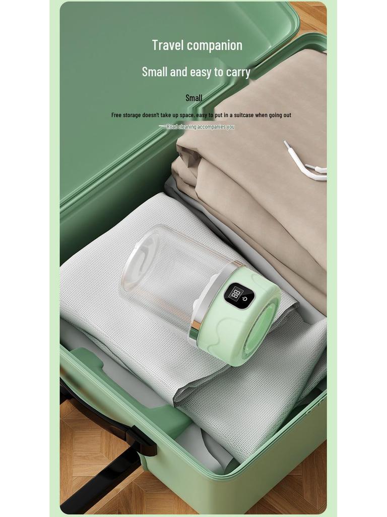 Compact Wireless Mini Washing Cup: Automatic Portable Washer for Underwear and Socks