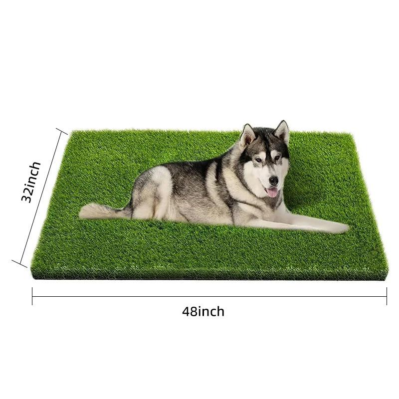 Wholesale Washable Artificial Grass Dog Toilet Professional Synthetic Grass Reusable Puppy Pee Pad Turf Dog Potty