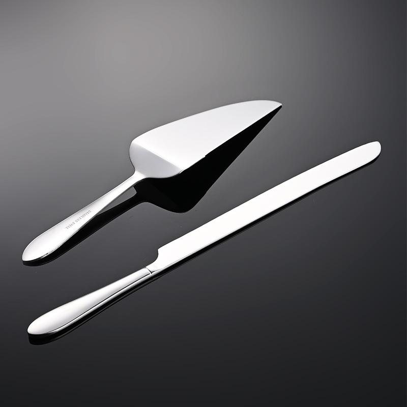 430 Stainless Steel Extended Bread Knife Pizza Shovel Baking Scraper Butter Knife Baking Cake Knife Shovel Cheese