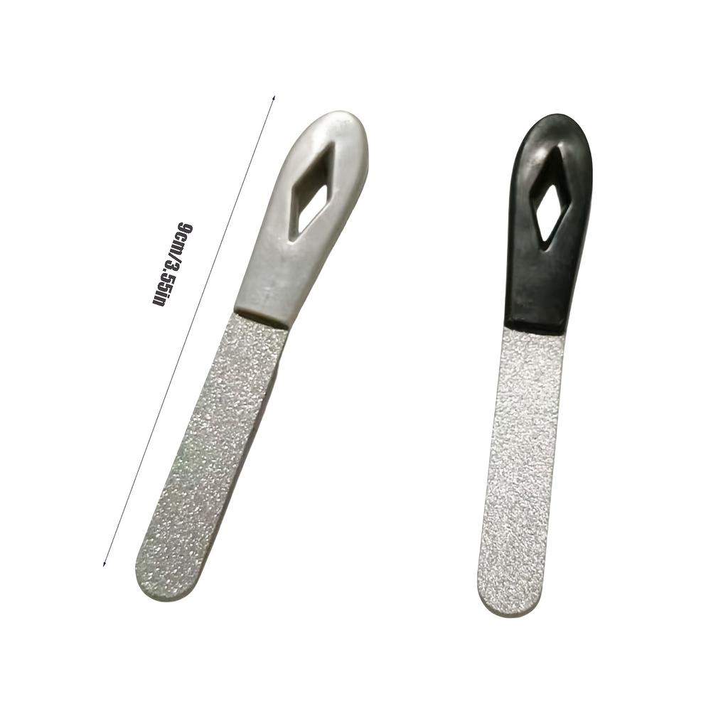 1pc Stainless Steel Double-Sided Nail File for Shaping and Buffing Nails