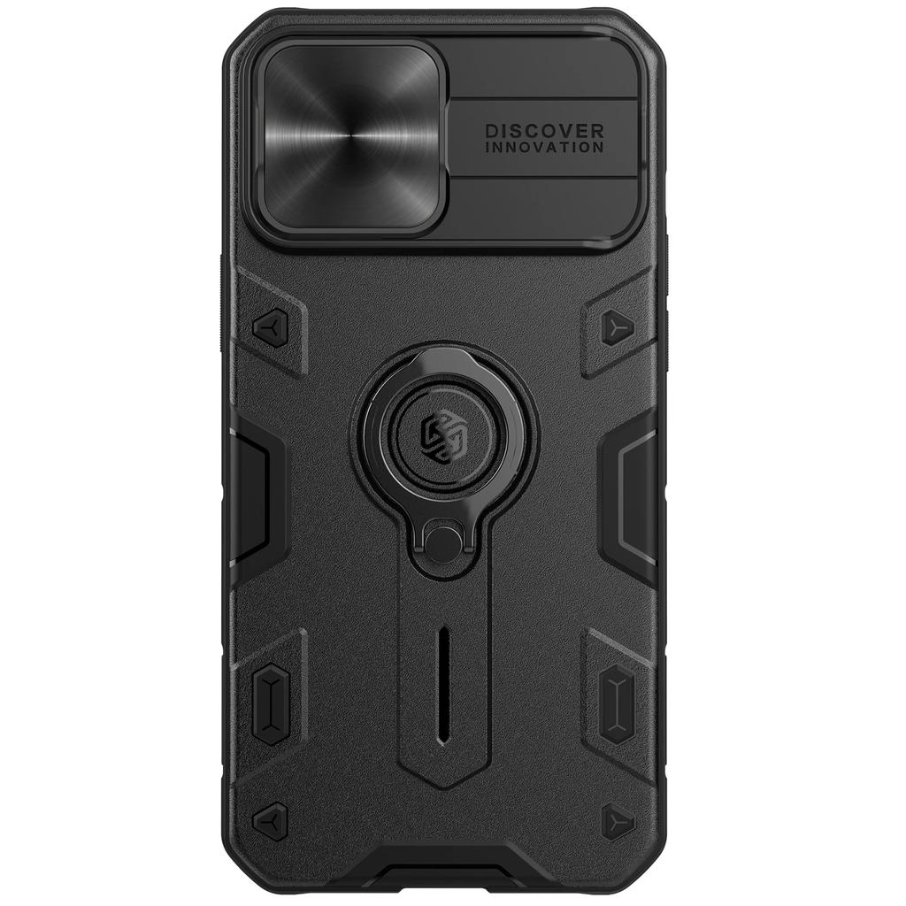 NILLKIN für iPhone 13 Pro Max Hülle für iPhone 13 Mini Hülle mit Ringständer Hülle Kameraschutz Schiebendeckel