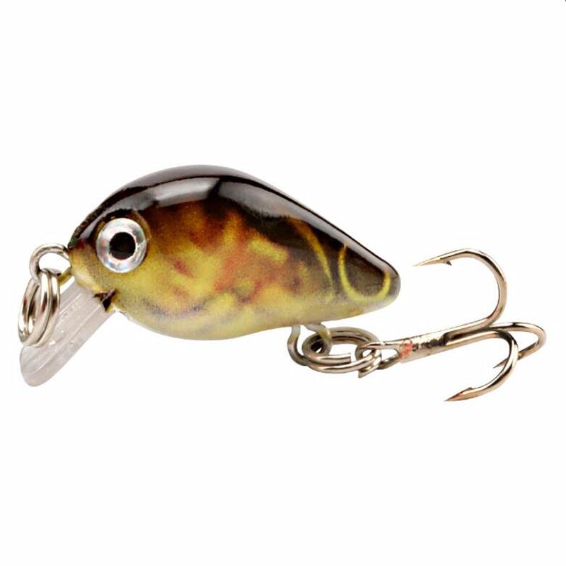 3D Printed Mini Rock Fat Man Bionic Minnow Fishing Lure