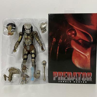 NECA Alien Jungle Hunter Predator Aksiyon Figürü Model Oyuncak Kitaplık Brinquedos Koleksiyon Bebek