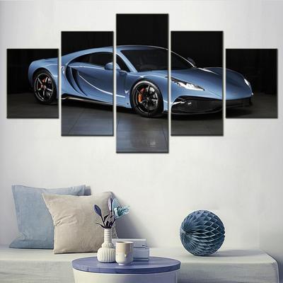 5 Pieces Wall Art Canvas Cars Poster Noble M 500 Picture Print Living Room Decorative Painting Wallpaper Modular Home Decor