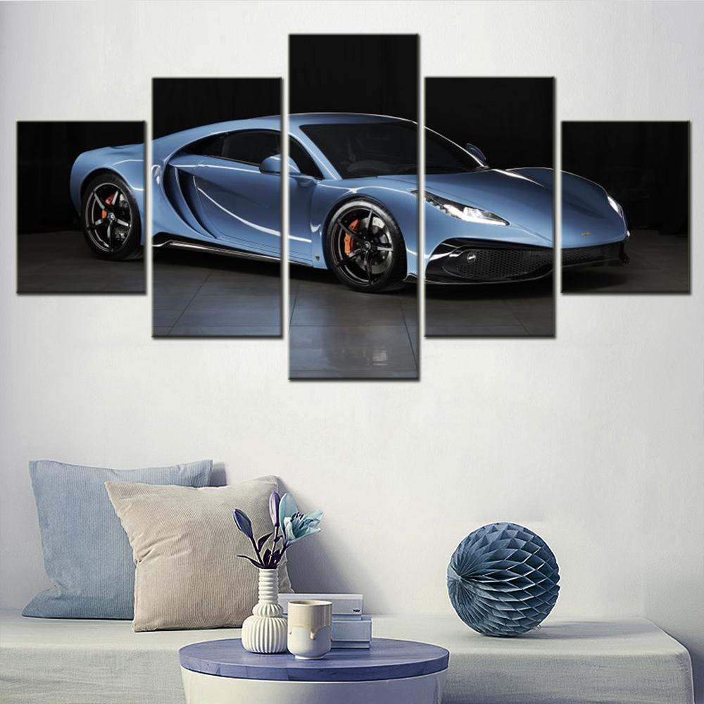 

5 Pieces Wall Art Canvas Cars Poster Noble M 500 Picture Print Living Room Decorative Painting Wallpaper Modular Home Decor 20X35 20X45 20X55CM