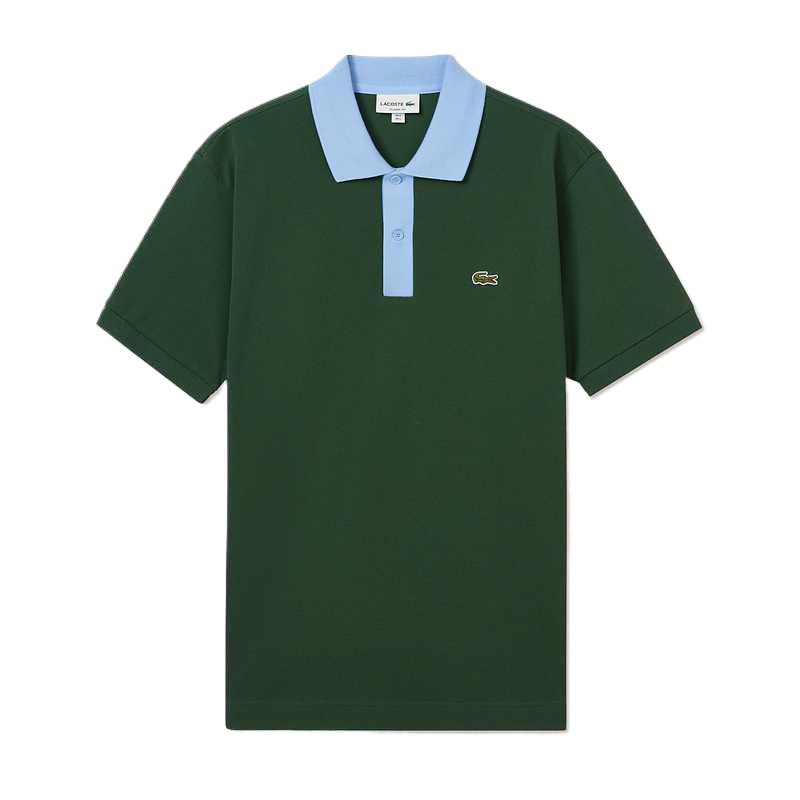 Lacoste Contrast Collar Polo Shirt PH9879-GE5