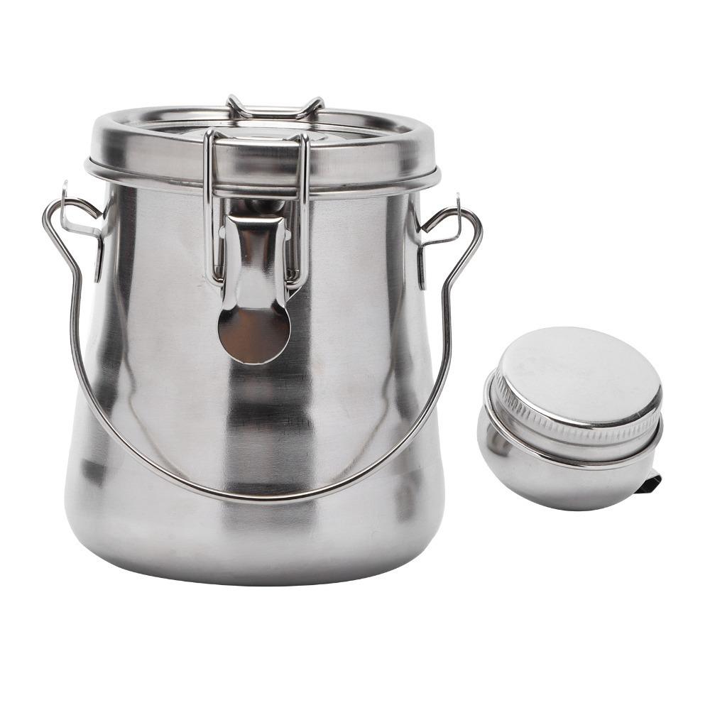 2PCS firm metallic surface single clip oil kettle paint liquid containment Brush Washing Bucket