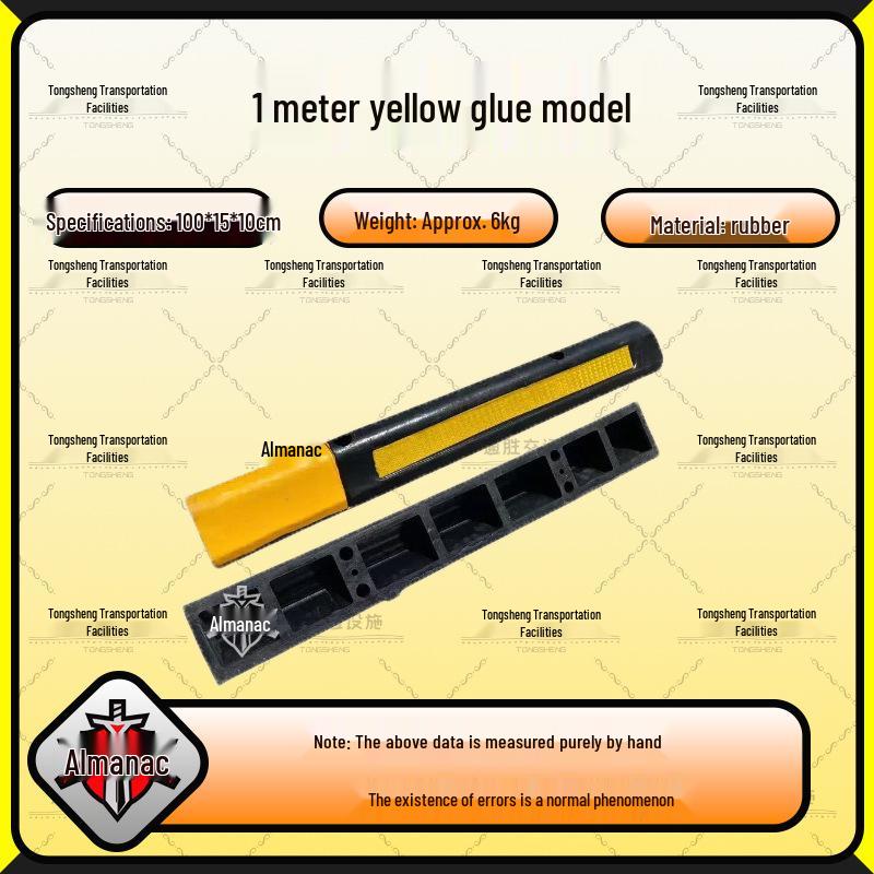 Rubber Car Wheel Chock Parking Barrier and Ground Stopper