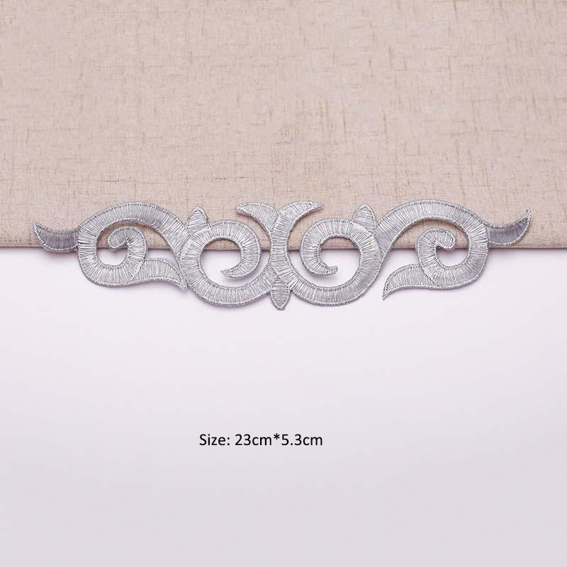 Diy Garment Decorative Hotfix Accessories Patch Sticker Embroidery Costume Dress Bag Hat Edge Embellished Iron-on Applique Patch