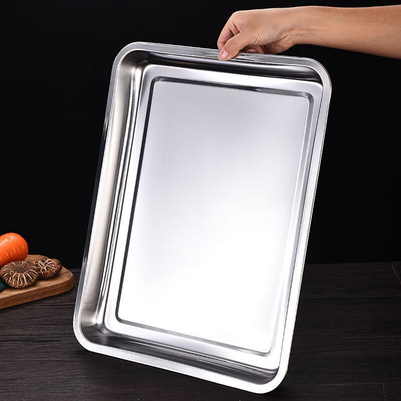 FengZhi Stainless Steel Rectangular Steaming Tray