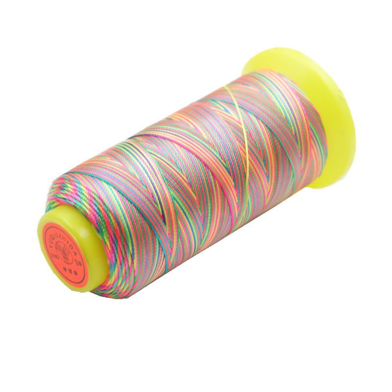 

Плетение из шнура намоткой, Плетение из цветной проволоки ручной обмоткой, Узелковый шнур из проволоки, Цветная намотка, Многоцветный проволочный браслет, Плетеная проволока, 9 прядей 3 shares 1000m