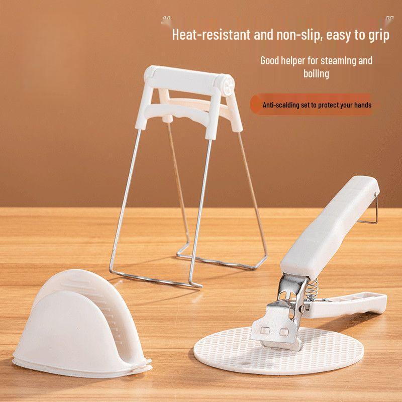 Anti-Scald Non-Slip Silicone Bowl and Plate Lifter Clip