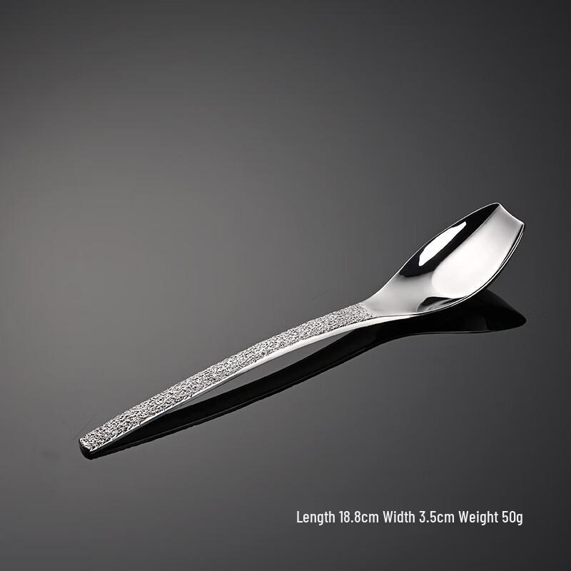 

Qianxing 316 SS Glacier Square Serving Spoons - 5pc Small Set