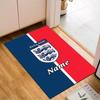 Custom Name England Heritage Crest Rug Game Carpet, Floor Mat for Bedroom Living Room Entryway Rug, Home Decor Idea Gift for Christmas birthday