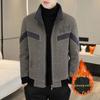 2025 Autumn/Winter Men's Korean Style Woolen Coat - Thick Casual Jacket