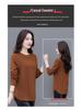 Women's 2025 Woodpecker Knitted Sweater: Fashionable Long Sleeve Autumn/Winter T-Shirt for Middle-Aged Mothers