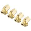 1/4 NPT Inline Regulator Air Pressure Valve 4Pcs Accessories