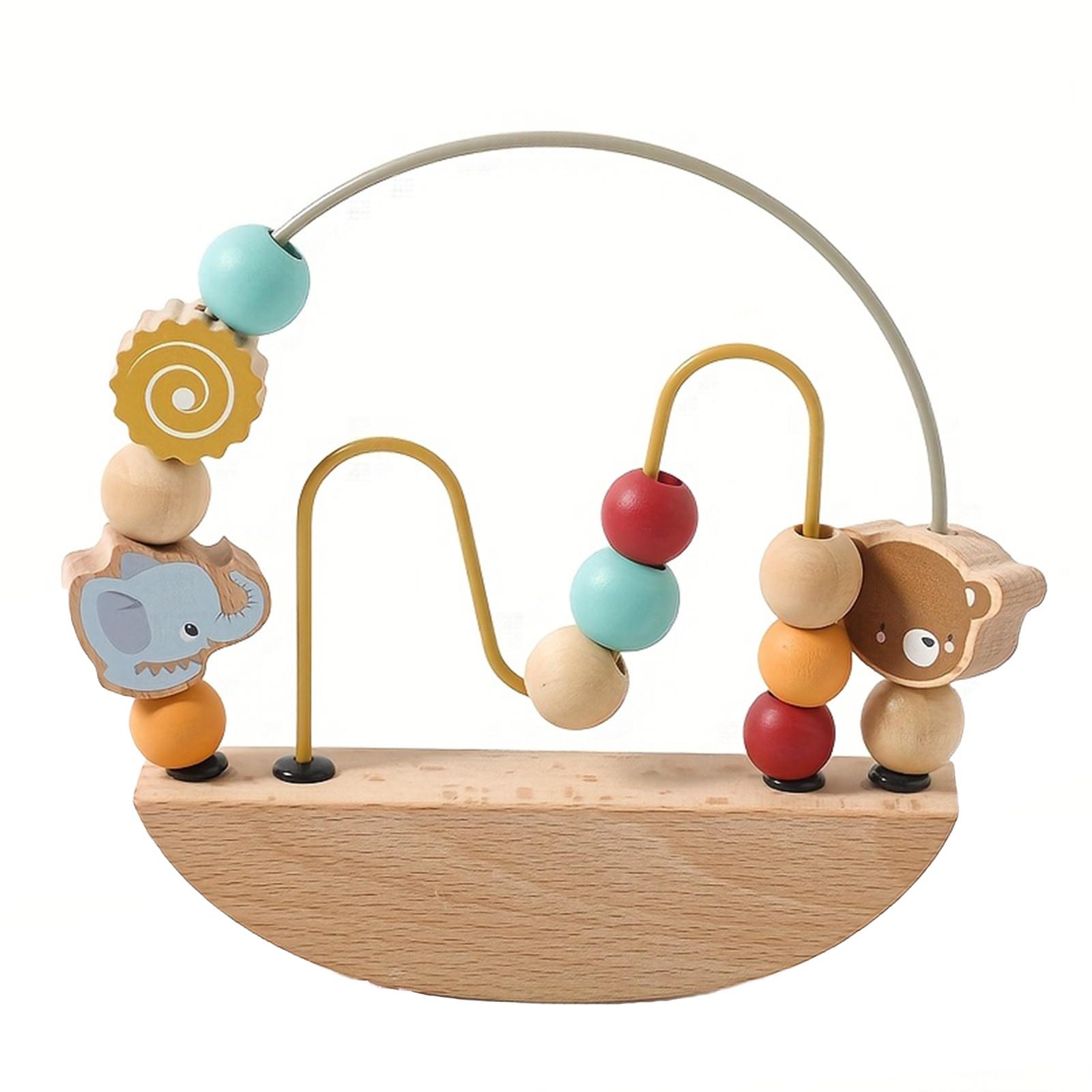 

Развивающие игрушки с бусинами, мелкая моторика, координация, обучение счету и формам, координация рук и глаз, развивающие игрушки One Size