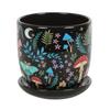 Something Different Dark Forest Printed Ceramic Plant Pot