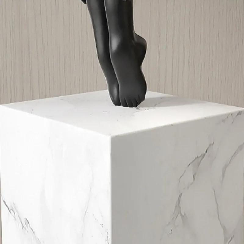 Creative Modern Abstract Wing Figure Model Statues Living Room Entrance Luminous Ornaments Indoor Floor Statue Home Decorative C