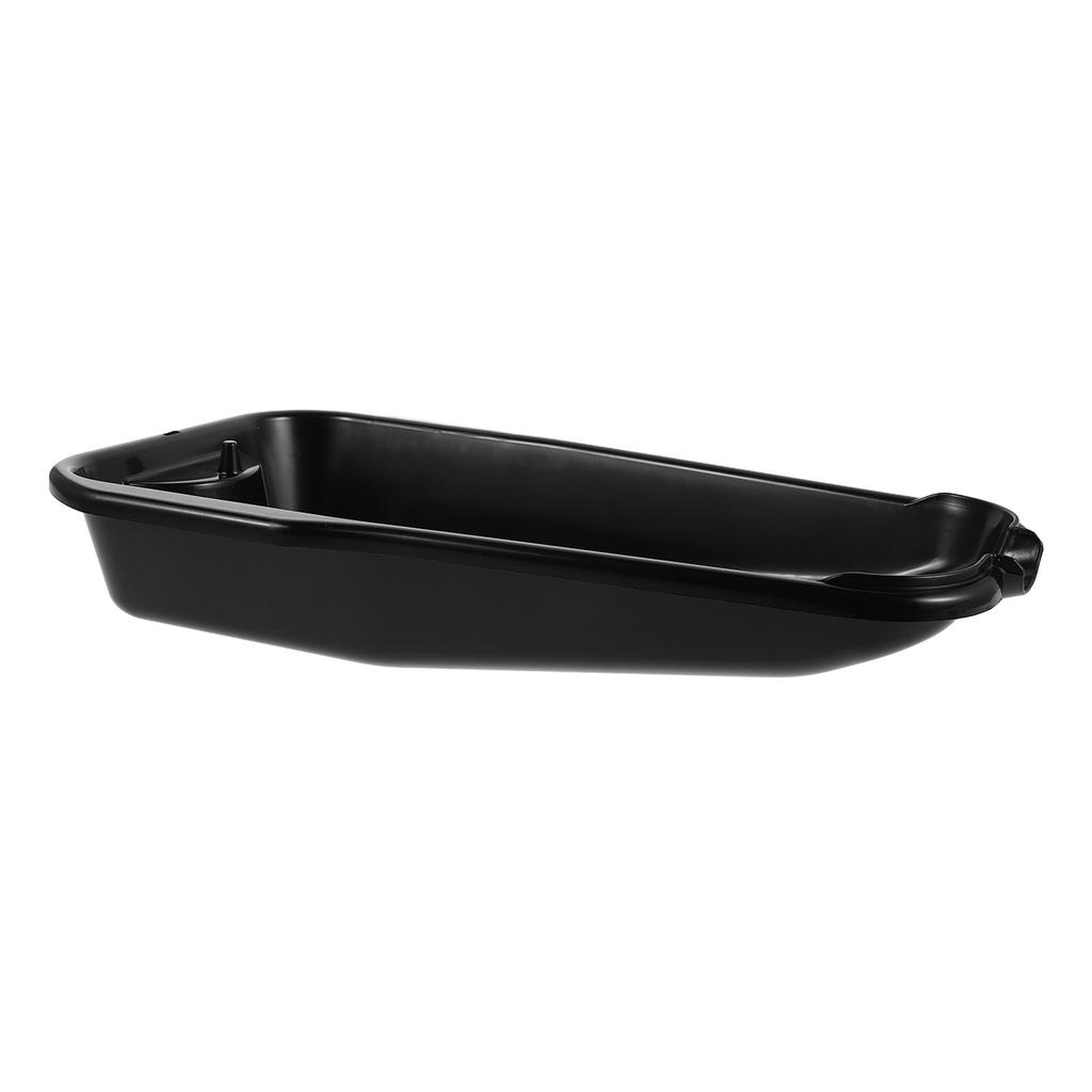 Engine Oil Drain Pan 2.5L Plastic Automotive Waste Oil Collector Tray Leakproof Drip Tray for Car Motorcycle Maintenance Garage