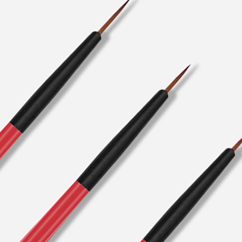 3Pcs Acrylic Nail Art Brush Nail Art Dotting Pen Drawing Painting Set Diy Design Nail Art Dotting Tools 5/7/11Mm