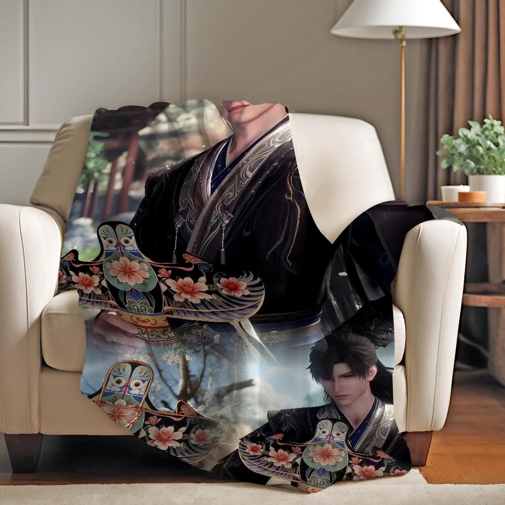 Zayne Love and Deepspace Game Blanket Warm Soft Suitable For Bedroom Sofa Bed Living Room Office Travel Camping Gifts