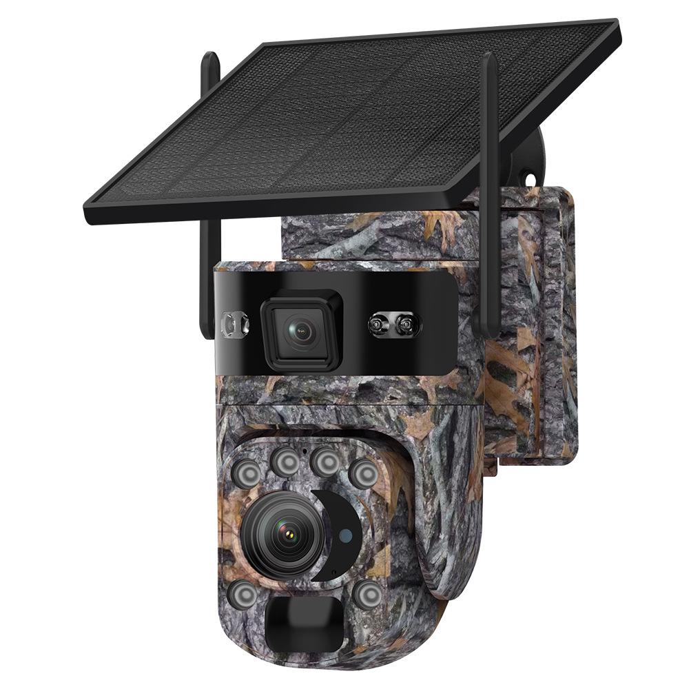 4G Solar Camouflage Surveillance Camera with 20X Zoom, HD, Day/Night Full Color, Low Power.