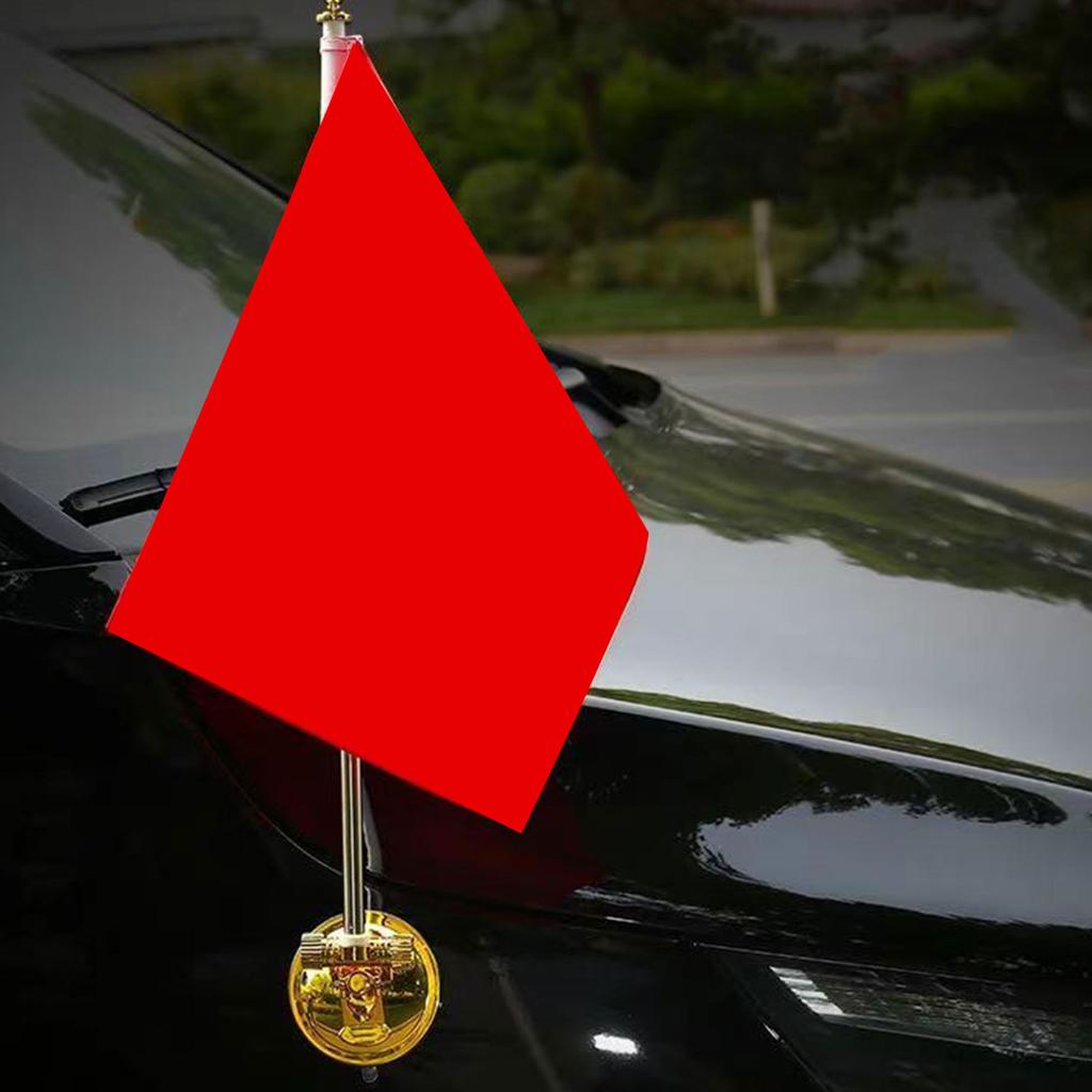 Strong Suction Cup Car Roof Mount Stainless Steel Telescoping Flagpole Adjustable Height For Outdoor Events Parades