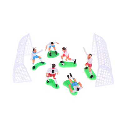 8Pcs/Set Soccer Football Cake Topper Player Birthday Cake Decoration Model