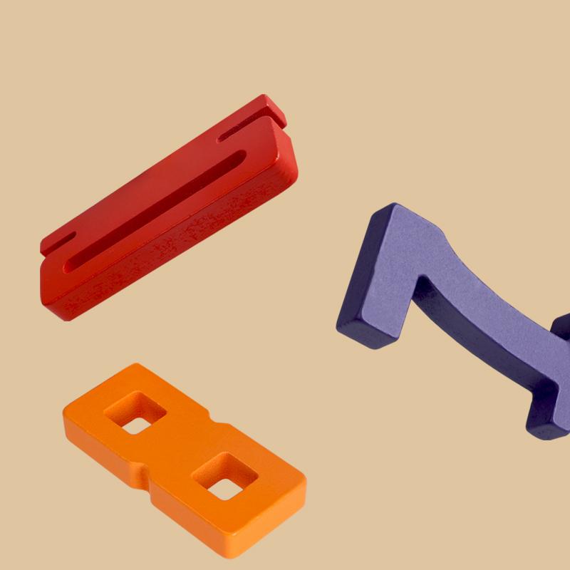 Colorful Building Blocks Wooden Toys Stacking Games Montessori Toys with Cards Digit Blocks Enlightenment Teaching Aids for Kids