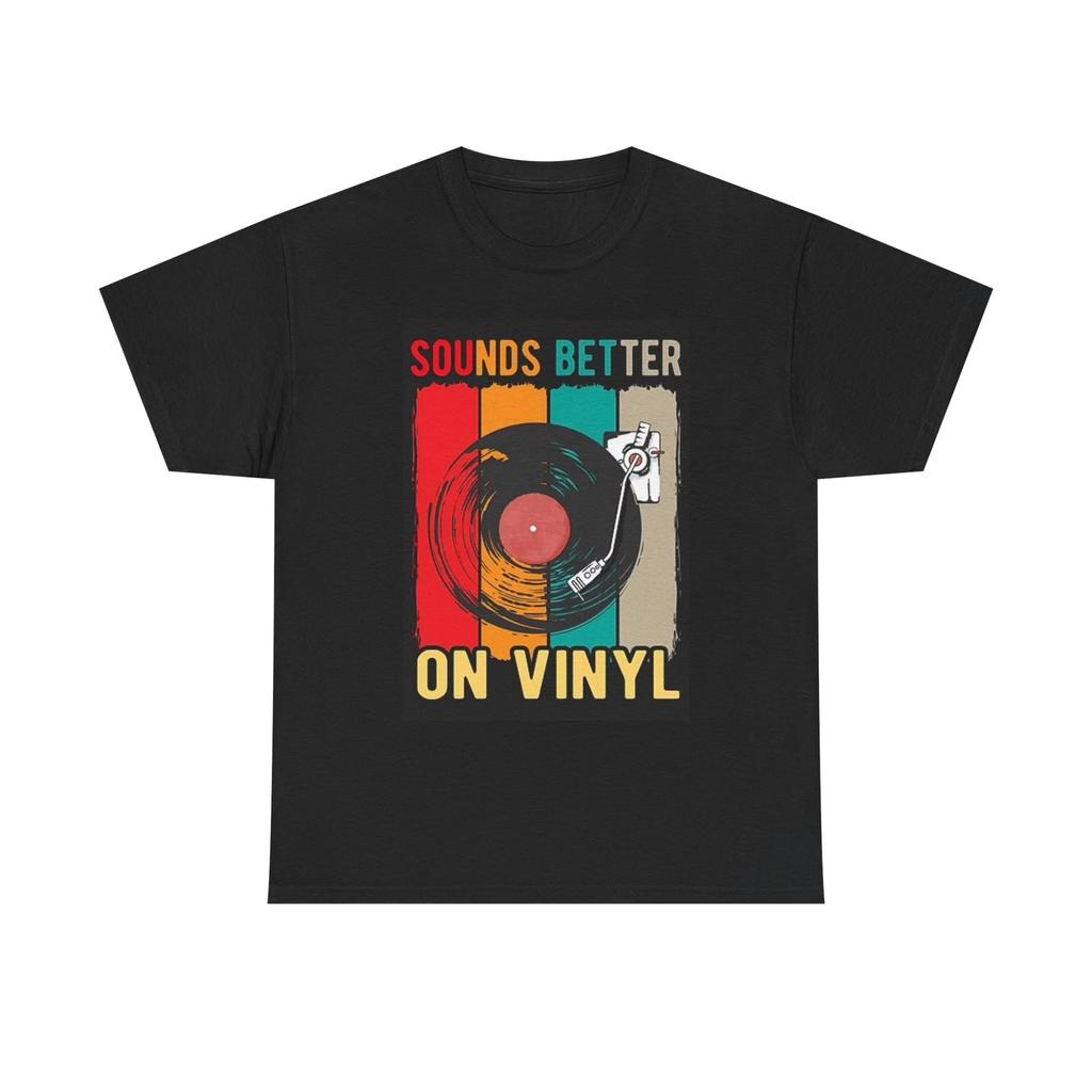Men's and Women's T-shirts Sounds Better On Vinyl