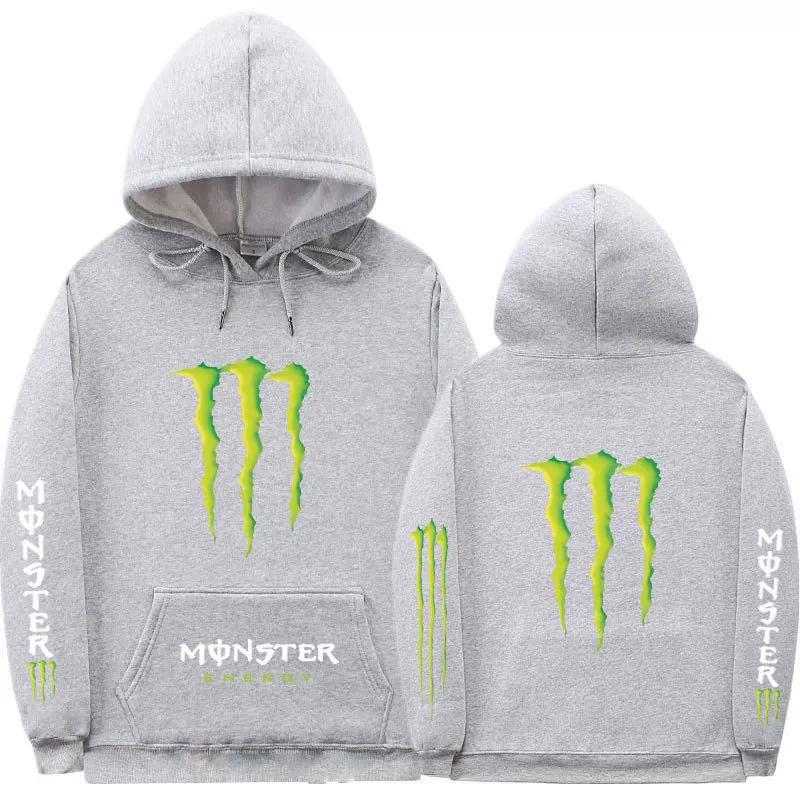 Premium "Monster Claw" Y2K Grafik Unisex Hoodie – Locker geschnittener Langarm-Hip-Hop Pullover für Outdoor-Freizeitkleidung