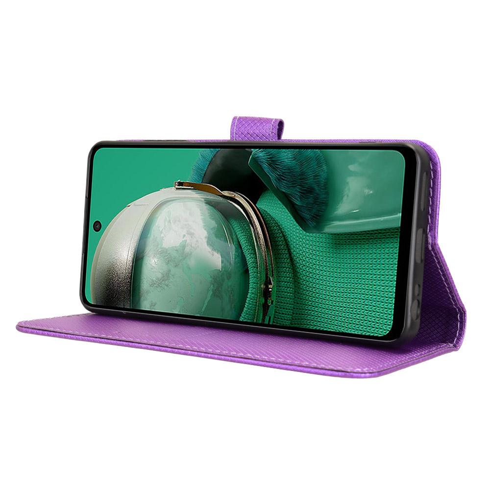 For HMD Pulse/Pulse Pro/Pulse+ Case PU Leather Diamond Texture Protective Phone Cover