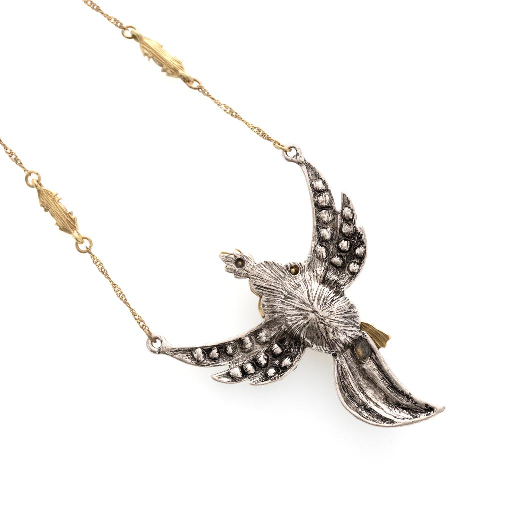 Retro Engels-Halskette Damen Winter Licht Luxus Nischendesign High-End Adler Liebe Schlüsselbeinkette Für Freundin Geschenk