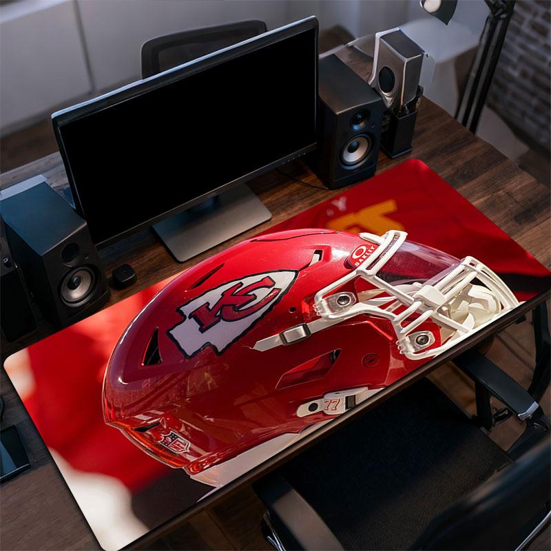 Chiefs Kingdom Mouse Pad, Large Gaming Desk Mat, Non-slip XXL Mousepad for Laptop & Tablet, Mini PC Playmat with Stitched Edges