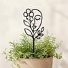 Abstract Figure Character Silhouette Plant Stand Moon Bird Garden Plant Trellis  Indoor Plants