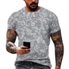 Herren Lockere Passform Lässiges Kurzarm-T-Shirt Leicht Atmungsaktiv Rundhalsausschnitt Bedrucktes T-Shirt für den Alltag