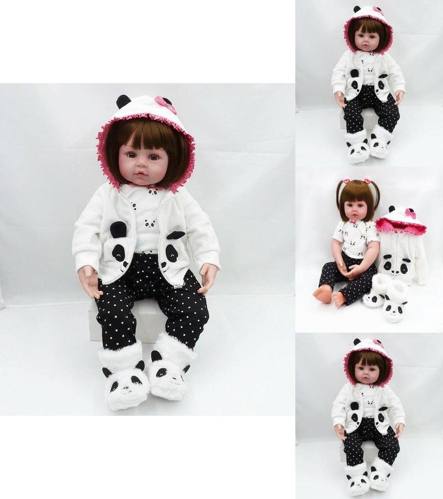 24-Zoll Neugeborenenpuppe Realistische Lebensechte Silikon Reborn Babypuppen Für Kleinkinder Perfektes Geschenk