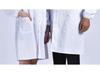 Women's Long-Sleeved White Lab Coat for Medical, Nursing, and Laboratory Use