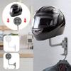 Motorcycle Helmet Holder Wall Mount Steel Helmet Hanger with Hooks Stand Rack Storage for Motorcycle Bike Helmets Coats Caps