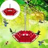 New Plastic Hex Hanging Hummingbird Feeder Handmade Bird Feeder For Outdoor Garden Yard Decoration Gift For Bird Lovers 4 Colors