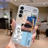 Clear Case For Samsung Galaxy A24 4G Shockproof Cover Cartoon Cute Soft Silicone Fundas For Galaxy A14 A54 A34 Transparent Coque