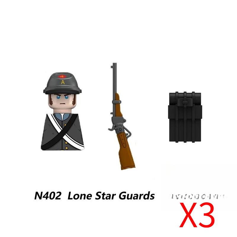 MOC Militar Medieval Guerra Napoleônica Blocos de Construção Exército Britânico Francês Infantaria Cavalaria Figura de Soldado Brinquedo de Peças